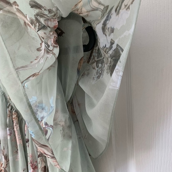 PREEN BY THORNTON BREGAZZI Original Print Ruffle Floral Blouse EUC Size - M - Picture 11 of 16